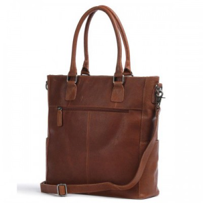 Burkely Antique Avery Tote bag 13″ grained leather brown