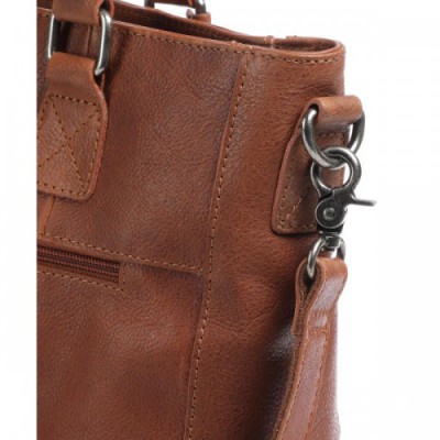 Burkely Antique Avery Tote bag 13″ grained leather brown