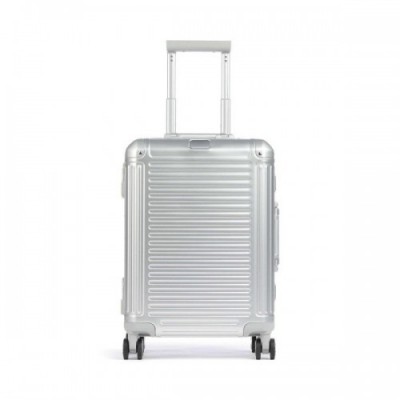 Travelite Next Spinner (4 wheels) silver 55 cm