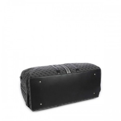 Guess Pisa 4G Jacquard Stripe Weekend bag dark grey 60 cm