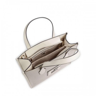 Guess G Status Handbag cotton, polyester beige/white