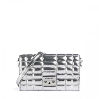 Michael Kors Tribeca Crossbody bag synthetic silver