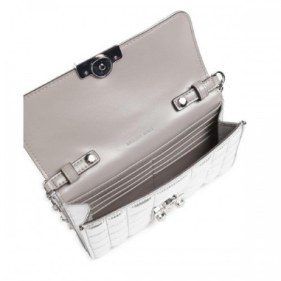 Michael Kors Tribeca Crossbody bag synthetic silver