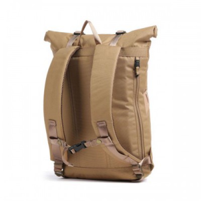 Doughnut Reborn Christopher Small Rolltop backpack 13″ recycled polyester camel