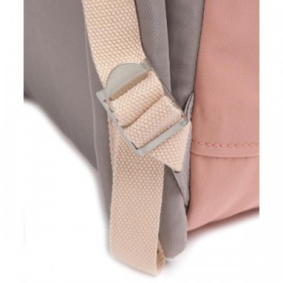 Doughnut Macaroon Backpack 14″ nylon antique pink