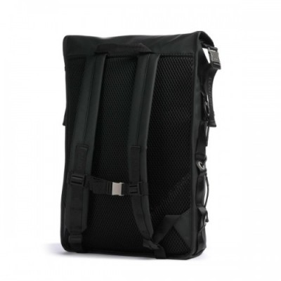 Rains Trail Cord Rolltop backpack 15″ polyurethane, polyester black