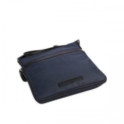 The Chesterfield Brand Fusion Malmo Crossbody bag nylon, leather navy