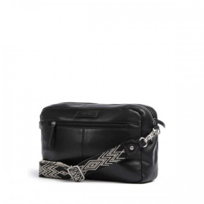 Depeche Design Destination Shoulder bag softly grained calfskin black