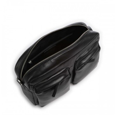 Depeche Design Destination Shoulder bag softly grained calfskin black