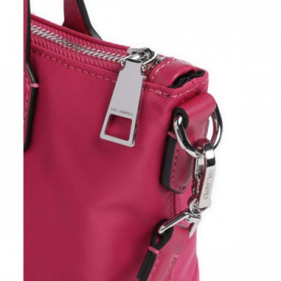 Karl Lagerfeld K/Signature Small Crossbody bag recycled polyamide, polyurethane pink
