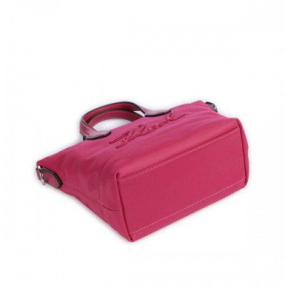 Karl Lagerfeld K/Signature Small Crossbody bag recycled polyamide, polyurethane pink