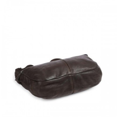 Harold's Submarine Shoulder bag soft cow leather dark brown
