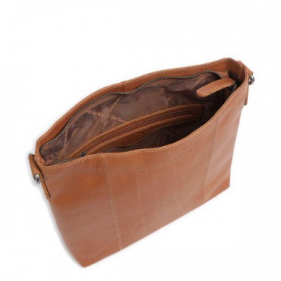 The Chesterfield Brand Cow Wax Pull Up Kos Hobo bag pull-up cow leather cognac