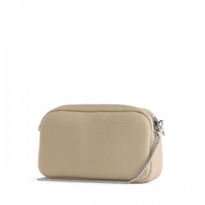 Lancaster Studio Mimi Crossbody bag grained cow leather beige
