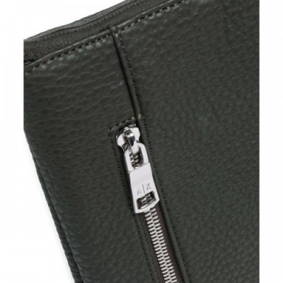 Armani Exchange Crossbody bag synthetic olive-green