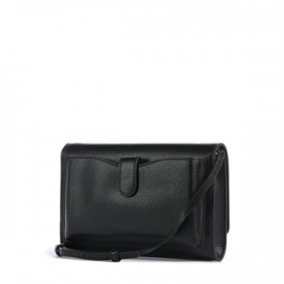 Furla Crossbody bag grained leather black