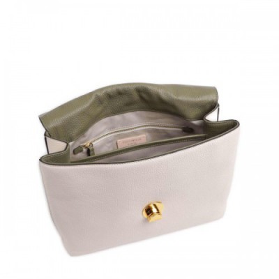 Coccinelle Liya Handbag grained leather ivory