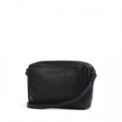 Jack Kinsky Nassau 1 Crossbody bag grained leather black