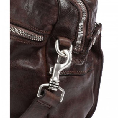 Campomaggi Briefcase 15″ fine grain cow leather dark brown