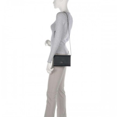 Furla Crossbody bag grained leather black