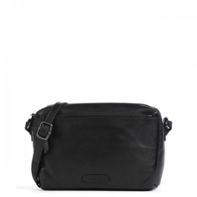 Jack Kinsky Nassau 1 Crossbody bag grained leather black