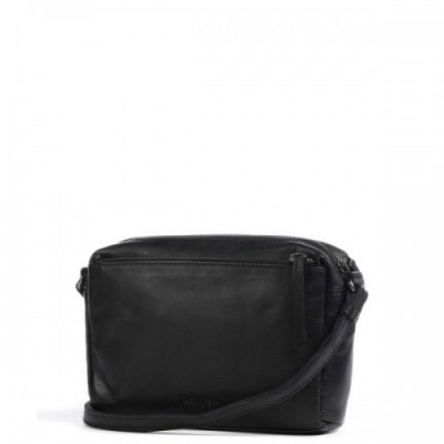 Jack Kinsky Nassau 1 Crossbody bag grained leather black