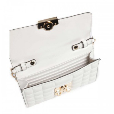 Michael Kors Tribeca Crossbody bag lamb leather white