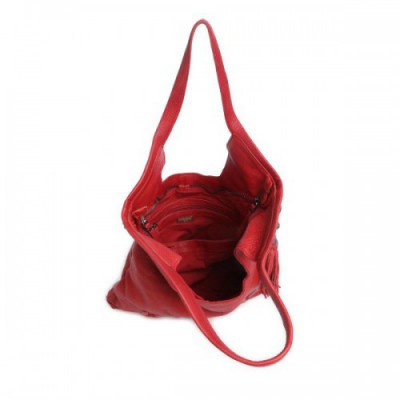 Taschendieb Wien Versöhnungsstraße 2 Tote bag grained cow leather red