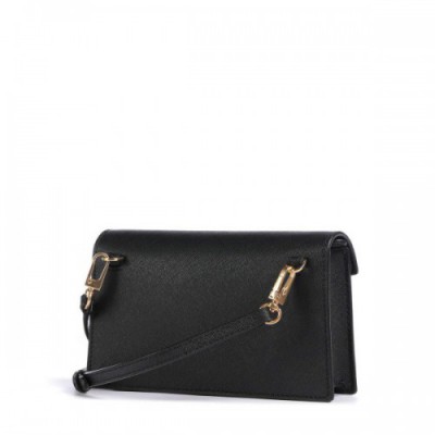 DKNY Avril Crossbody bag saffiano cow leather black