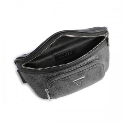 Guess Vezzola Eco Fanny pack synthetic dark grey