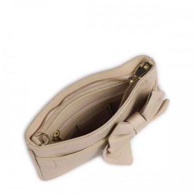 Depeche Girlhood Crossbody bag sheepskin leather beige